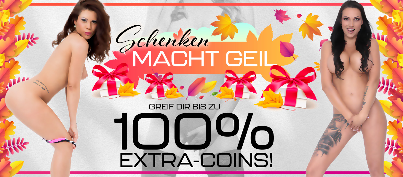 Lass Dich geil beschenken! Bis zu 100% mehr Coins